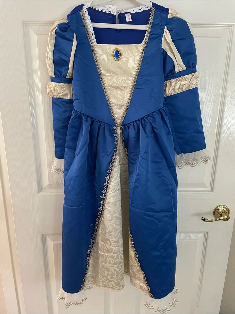 Medieval Dress/ Marie Antoinette costume (girls) dress with wig